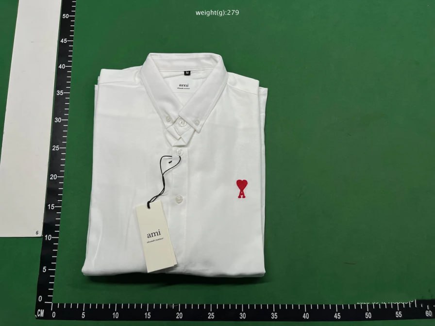 Ami Paris Ami De Coeur Shirt Pink - FW22 - TW -1