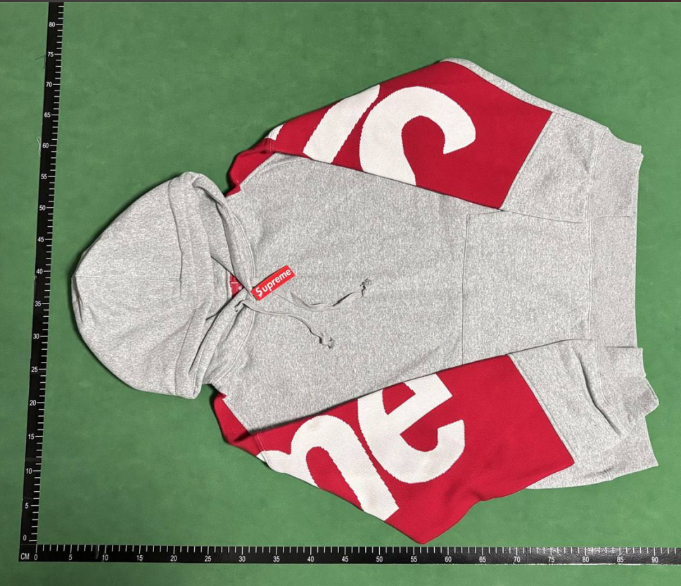 Supreme FW23 BIG LOGO JACQUARD HOODIE -4