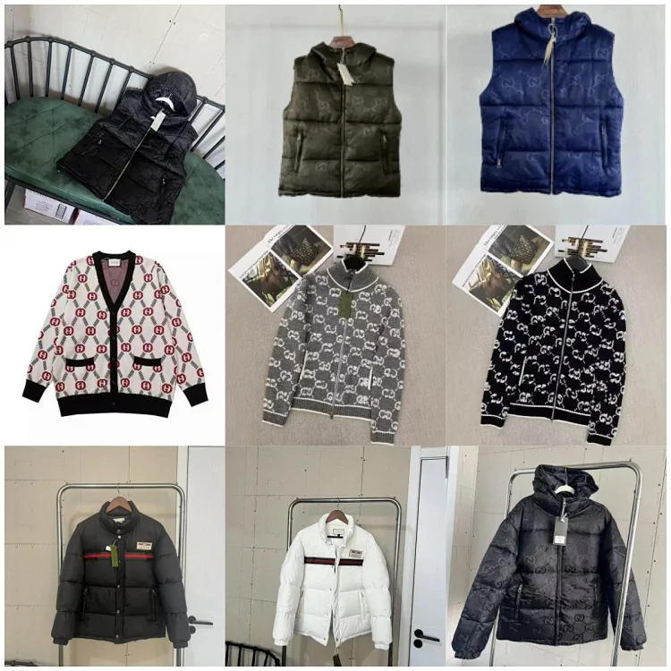 Gucci Black Puffer Vest, Blue 