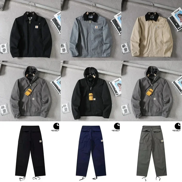 Carhartt Black, Blue, and Grey